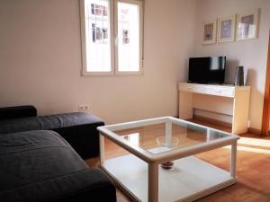TV a/nebo společenská místnost v ubytování Apartamentos Ronda Luz