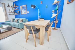 Coin salon dans l'établissement Superbe vue sur océan