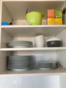 Kuchyňa alebo kuchynka v ubytovaní Apartment Husova