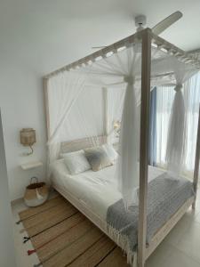 Ліжко або ліжка в номері Costa Ballena - Playa Azul Beach House