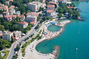 Letecký snímek ubytování Apartments Relax near Opatija
