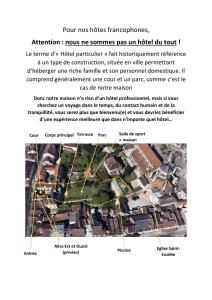 um mapa das melhorias propostas para o campus em Saint-Eusèbe Mansion - Hôtel Particulier St-Eusèbe em Auxerre
