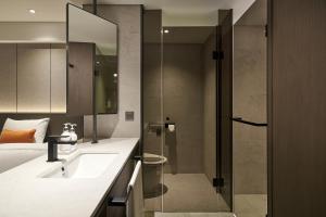 Ένα μπάνιο στο Hotel Interburgo Exco
