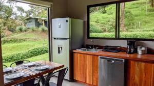 A kitchen or kitchenette at Olingo Monteverde