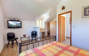 TV a/nebo společenská místnost v ubytování House Marta