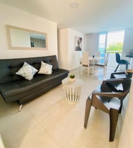 Posezení v ubytování Hermoso Apartamento en Coveñas en unidad residencial