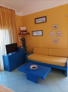 Χώρος καθιστικού στο casa dalle 4 grandi terrazze