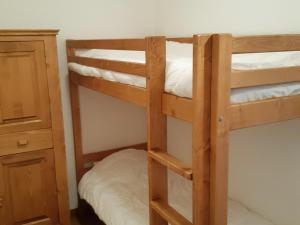 Un ou plusieurs lits superposés dans un hébergement de l'établissement Appartement Les Deux Alpes, 2 pièces, 6 personnes - FR-1-516-28