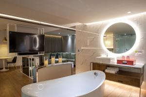 Ванная комната в 168 Motel-Zhongli