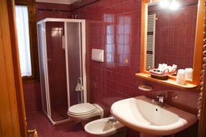 Vannituba majutusasutuses Locanda Aurora B&B