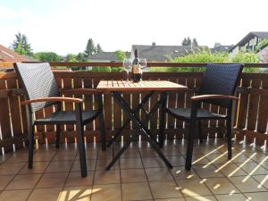 En balkon eller terrasse på Appartements Hirsch