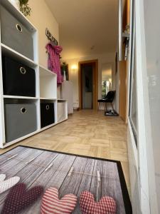 TV a/nebo společenská místnost v ubytování Ferienwohnung Toja