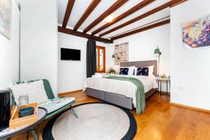 TV a/nebo společenská místnost v ubytování Noemi's rooms