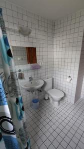 Koupelna v ubytování Penzion apartmány Aninka