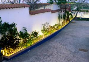 Ogród w obiekcie Azul añil EL PATIO Casa rural en Alameda