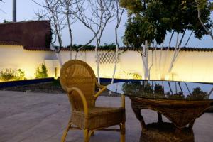 Ogród w obiekcie Azul añil EL PATIO Casa rural en Alameda