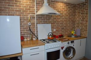 مطبخ أو مطبخ صغير في Apartament Gayadayenko 4