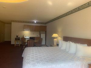 Ein Bett oder Betten in einem Zimmer der Unterkunft Econo Lodge Inn & Suites