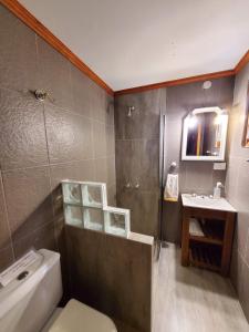 Um banheiro em Cabañas Normana Inn