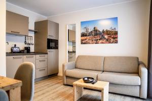Kuchyň nebo kuchyňský kout v ubytování Smart Resorts Haus Azur Ferienwohnung 806