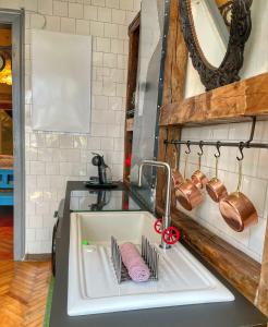 Кухня или мини-кухня в Apartamente a la Cluj
