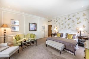 Krevet ili kreveti u jedinici u okviru objekta Hôtel Hermitage Monte-Carlo