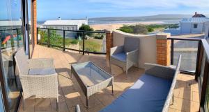Balkón nebo terasa v ubytování Bay View Witsand