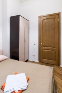
Кровать или кровати в номере Мини-гостиница при Бурденко
