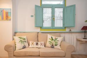 Część wypoczynkowa w obiekcie Apartamentos LÓRIEN Zarautz
