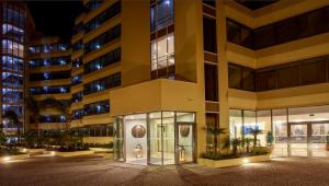 O edifício em que o hotel se localiza