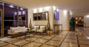 Uma área de estar em TURIM Presidente Hotel