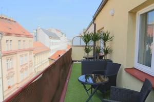 Balkón nebo terasa v ubytování Charles Square Apartments