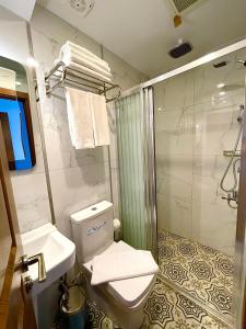 Ванная комната в Zem Hotel