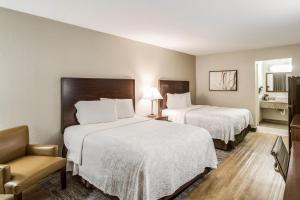 Postel nebo postele na pokoji v ubytování Red Roof Inn PLUS+ Dallas - Addison