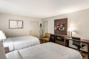 Postel nebo postele na pokoji v ubytování Red Roof Inn PLUS+ Dallas - Addison