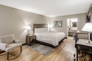 Postel nebo postele na pokoji v ubytování Red Roof Inn PLUS+ Dallas - Addison