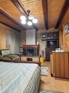 Kuchyň nebo kuchyňský kout v ubytování Elf-cottage