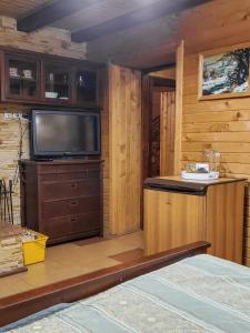 Kuchyň nebo kuchyňský kout v ubytování Elf-cottage