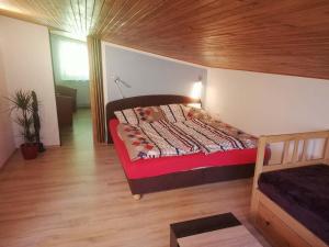 Postel nebo postele na pokoji v ubytování Apartmá Gister ski and wellnes