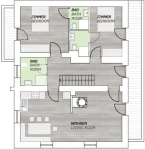 The floor plan of aeki TYROL