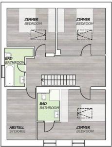 The floor plan of aeki TYROL