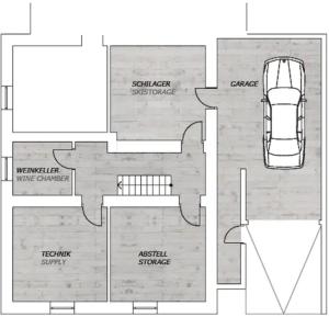 The floor plan of aeki TYROL