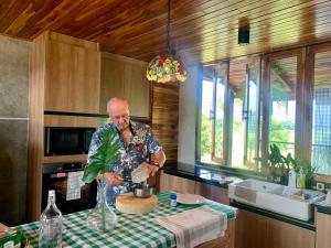 Drykkir á Rang Robin Farmstay with swimming pool
