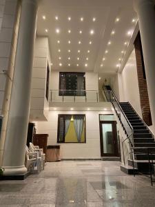 Posezení v ubytování Guru Kripa House
