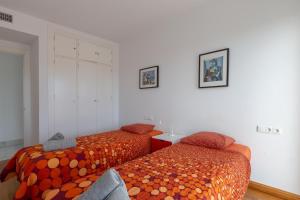 Posteľ alebo postele v izbe v ubytovaní Nice apartment with a sunny terrace