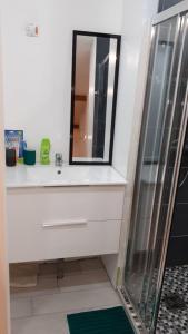 Ένα μπάνιο στο Appartement Le Bonheur