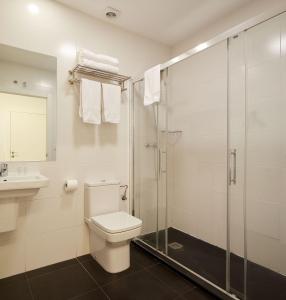 Koupelna v ubytování Satori Suites