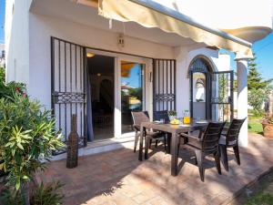A balcony or terrace at 2 Mijas Playa Club in La Cala de Mijas