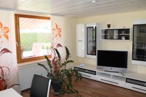 TV a/nebo společenská místnost v ubytování EG nahe am Bodensee