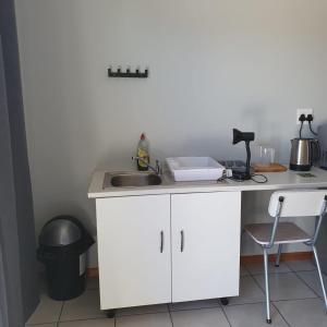 Dapur atau dapur kecil di Delikaat Bed & Coffee